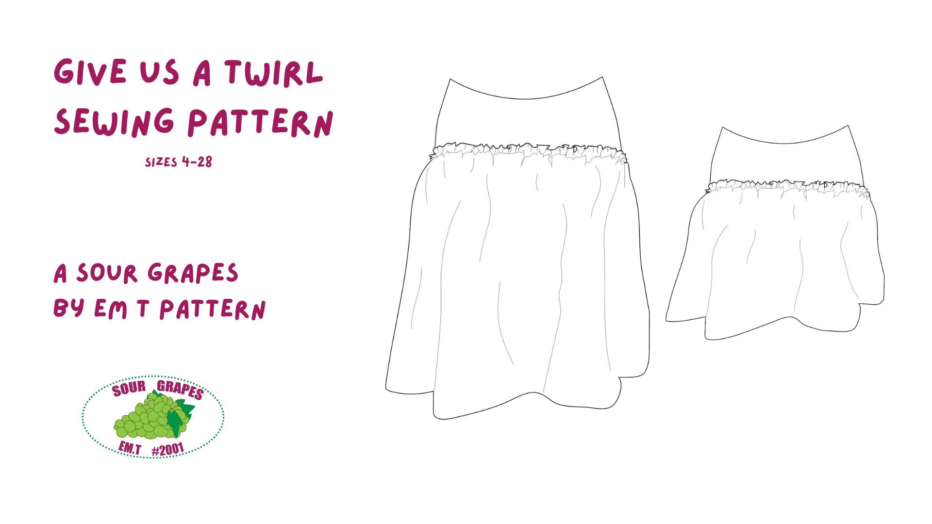 Give Us A Twirl Skirt Sewing Pattern